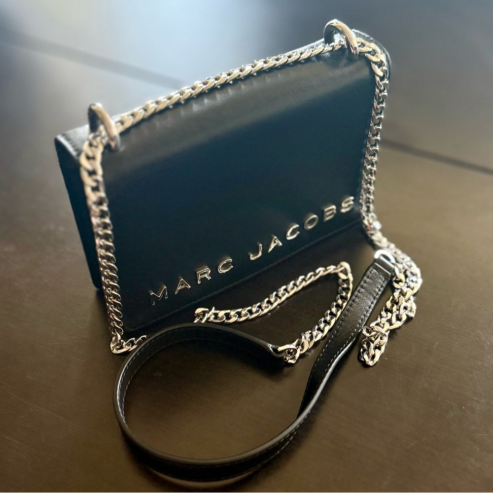 Marc Jacobs Black Bag with Silver Chain
